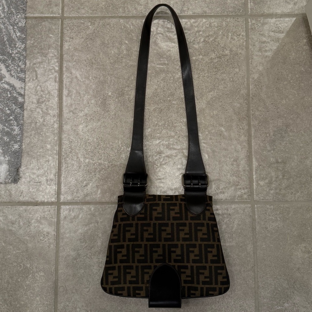 Fendi vintage Zucca Borsa Con Messenger Bag - Picture 9 of 13